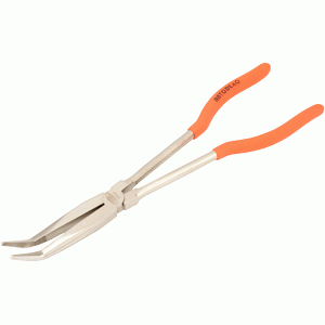 Long nose pliers curved Long nose pliers curved