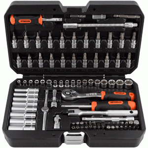 Professional tools set 9 items 1/4" DR Professional tools set 9 items 1/4" DR