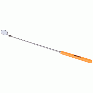 Telescopic inspection mirror