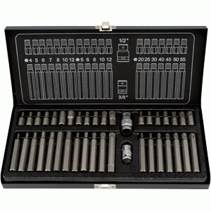 Torx®, Spline un 6-kanšu uzgaļu komplekti Torx®, Spline un 6-kanšu uzgaļu komplekti