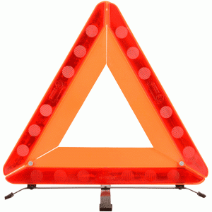 Car warning triangle Car warning triangle