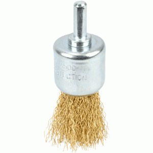 Drill end brush Drill end brush
